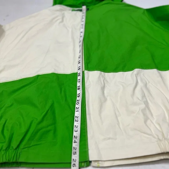 Nautica Sailing Jacket Colorblock Coat Windbreaker Hooded One Design Vintage 90s - Picture 13 of 13